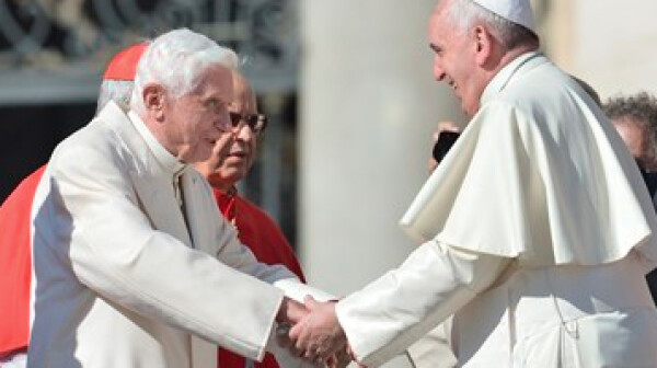 Emeritus Pope Benedict, Pope Francis