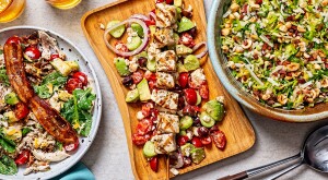 Club Sandwich Salad, Greek God Salad, The Shredded Salad