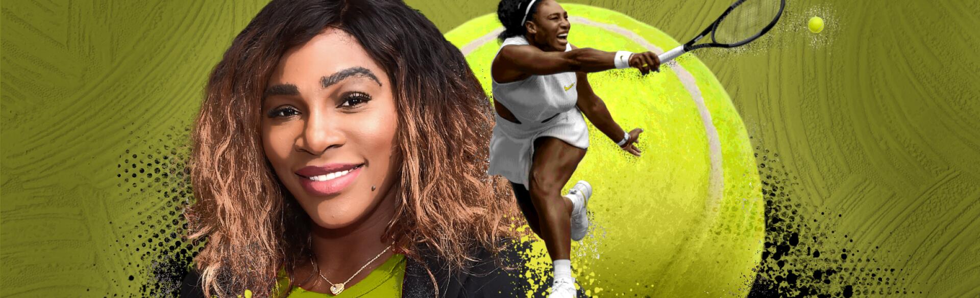 Serena Williams photo illustration