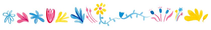 illustration of watercolor flowers