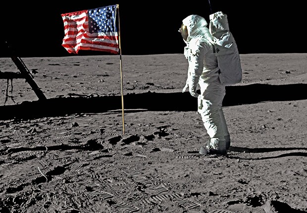 Apollo 11 Astronaut Buzz Aldrin on the Moon