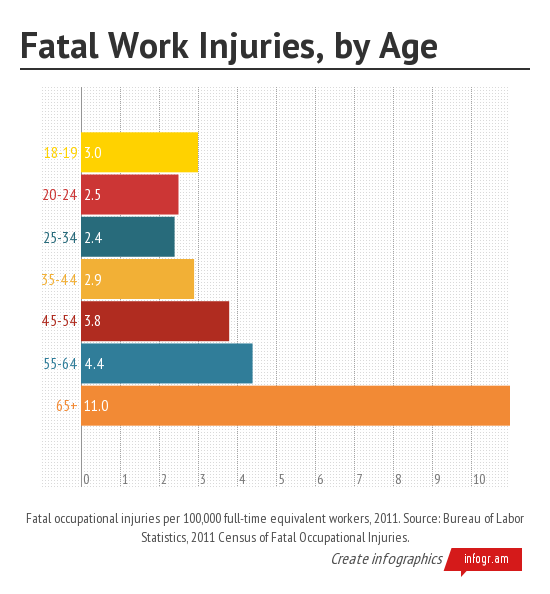 Fatal Work Injuries by Age(2)
