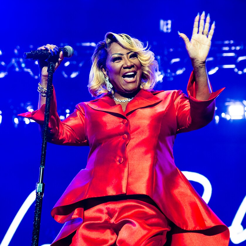 Patti Labelle performing on stage