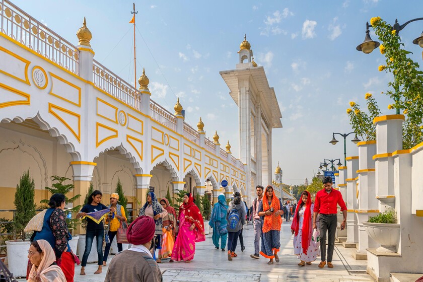 Gurdwara Bangla Sahib, a sikh place of worship in New Delhi, India