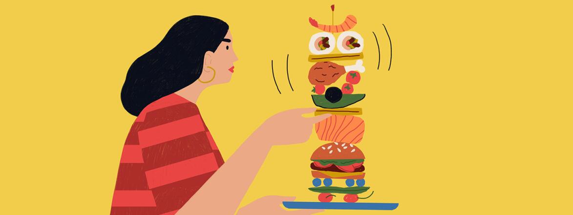 illustration_of_woman_holding_a_tower_of_different_foods_by_abbey_lossing_1440x560.jpg