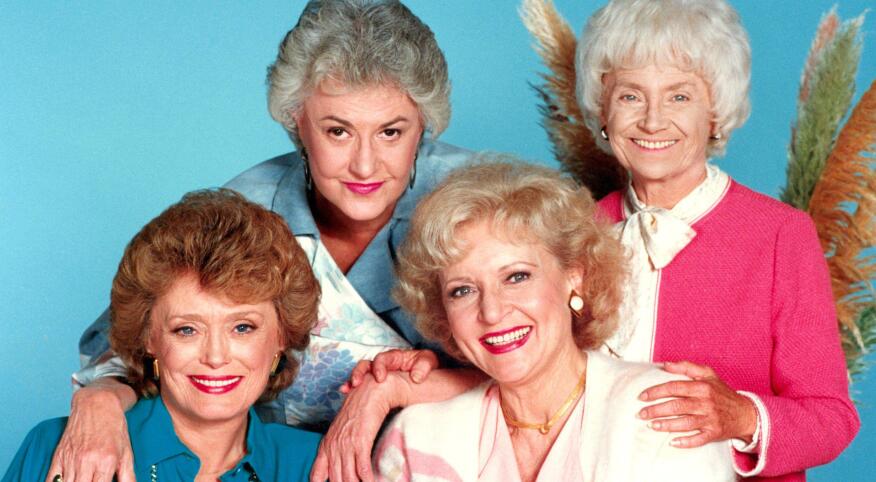 A photograph of cast members for the television show 'The Golden Girls'