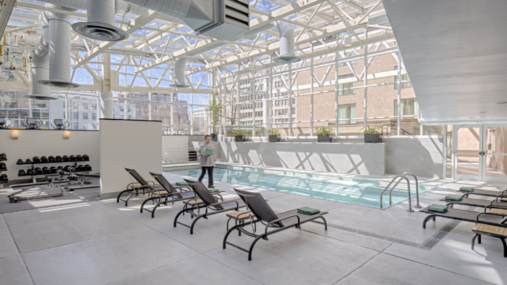 Piscina del hotel Hyatt Regency Capitol Hill, Washington DC