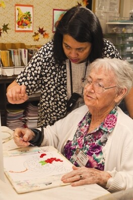 A study shows that caregivers who send loves ones with dementia to adult day services feel less stress and may be protected from illness