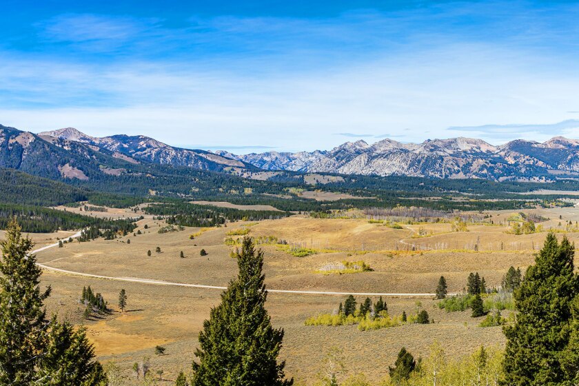 Galena Summit overlooking the headwaters of the Salmon River in central Idaho.