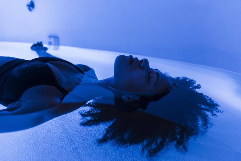 sensory deprivation tank, aarp, the girlfriend, massage, therapy, relaxation
