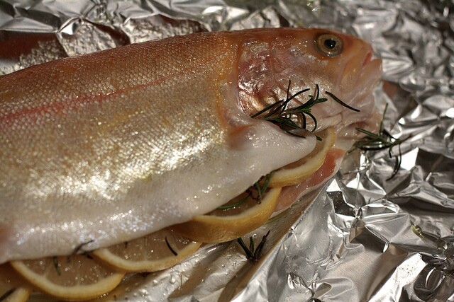 Trout for eating