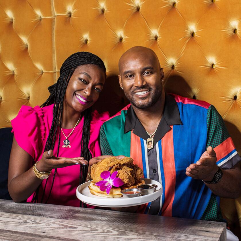Tonza Houston and Andre Perrin of Sweet T's Southern Eatery in Montclair, NJ