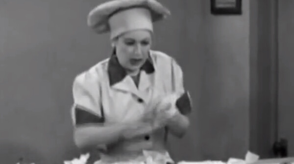 I Love Lucy, Lucille Ball, Chocolate Scene