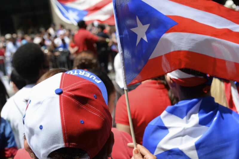 Puerto Rican flags