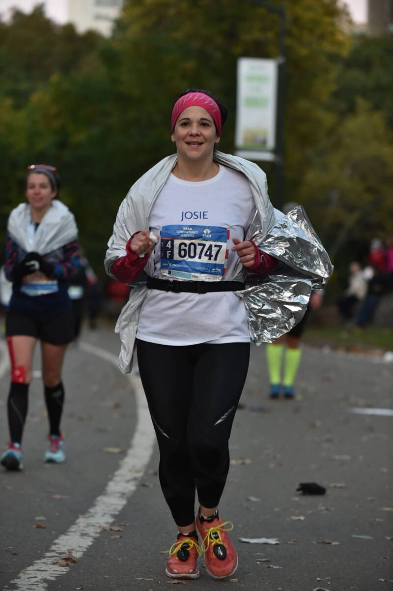 Woman Running in Marathon - Josie Castrodad