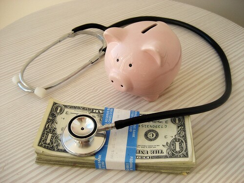 Healthcare Piggy Bank, Stethoscope