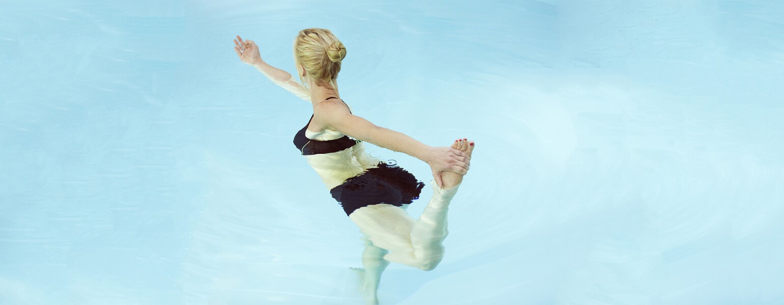 AARP, The Girlfriend, Aqua Yoga, Water Yoga, exercise