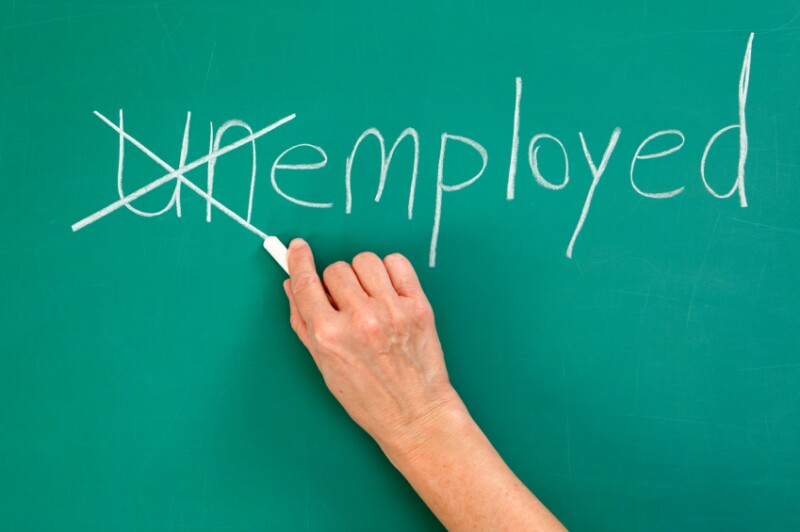 Recruitment or Employment Issues Chalk Drawing