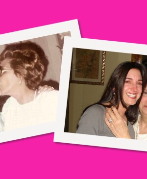 photo collage of 2 ladies with long friendship