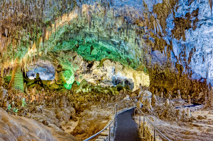 Path leading into the "Big Room" part of Carlsbad Caverns National Park