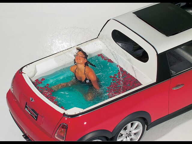 Swimming pool car