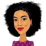 Portrait Illustration of Sophie Okonedo