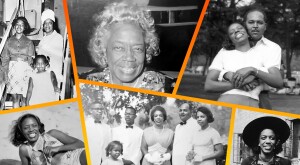 photo collage of Francene Hill's mother, veterans