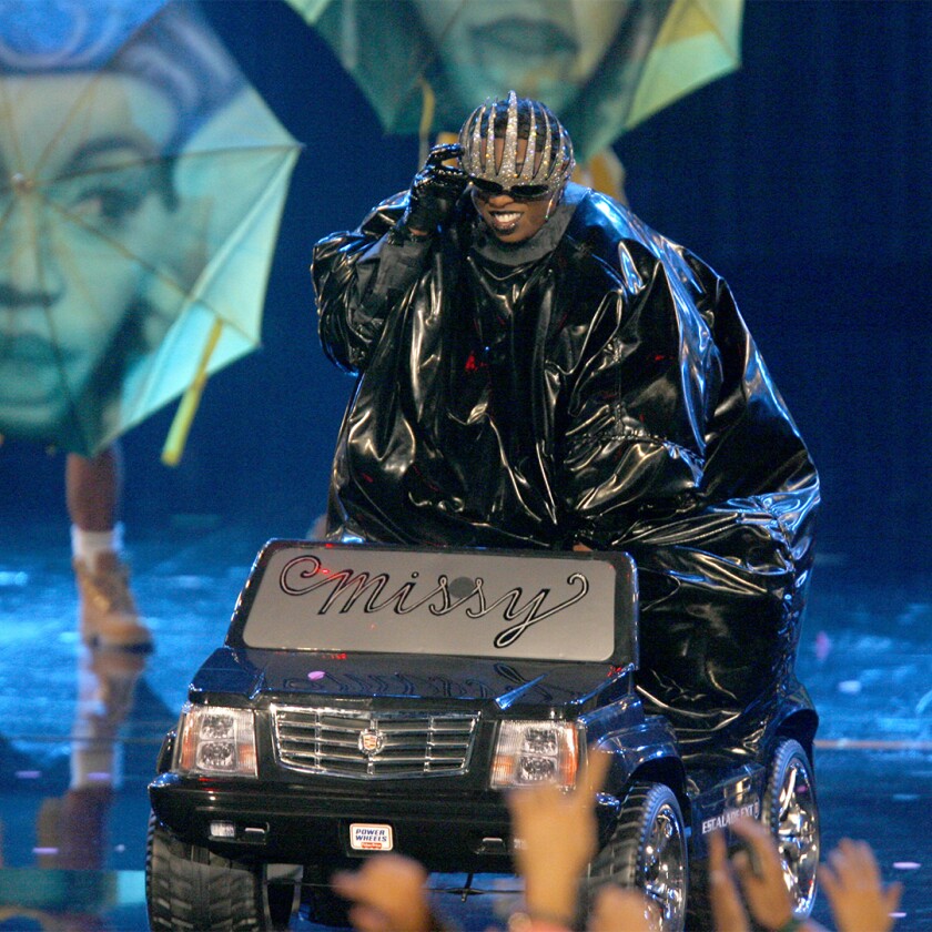 Missy Elliott performing during 2006 MTV Music Awards