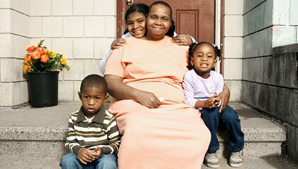 Carolyn Jackson & grandkids Heather Johnson - Redux