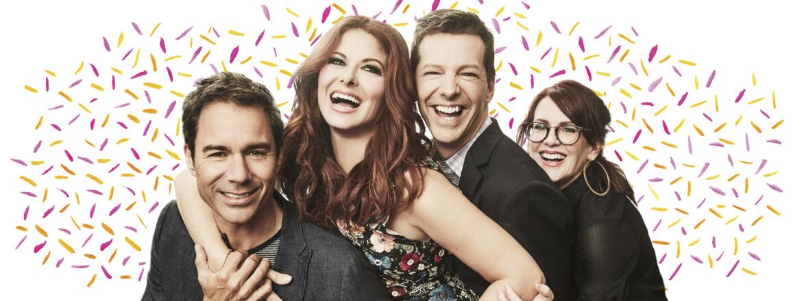 AARP, The Girlfriend, Will and Grace, Eric McCormack, Debra Messing, Megan Mullally, Sean Hayes, NBC, Must See TV, reboot