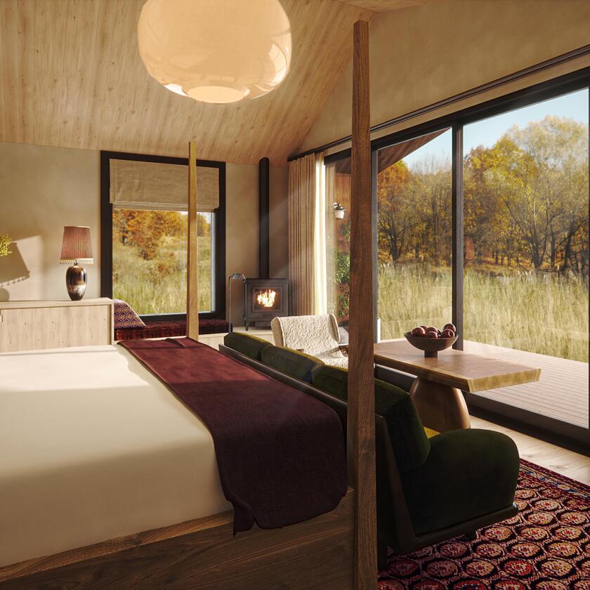 interior room at eco-tourism resort