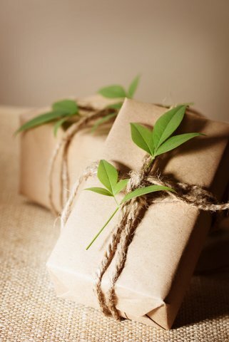 Rustic present boxes