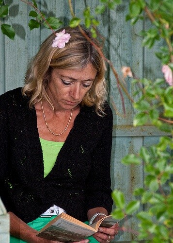 woman reading