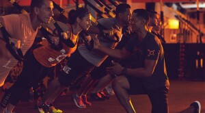 An image of a workout session at Orangetheory Fitness.