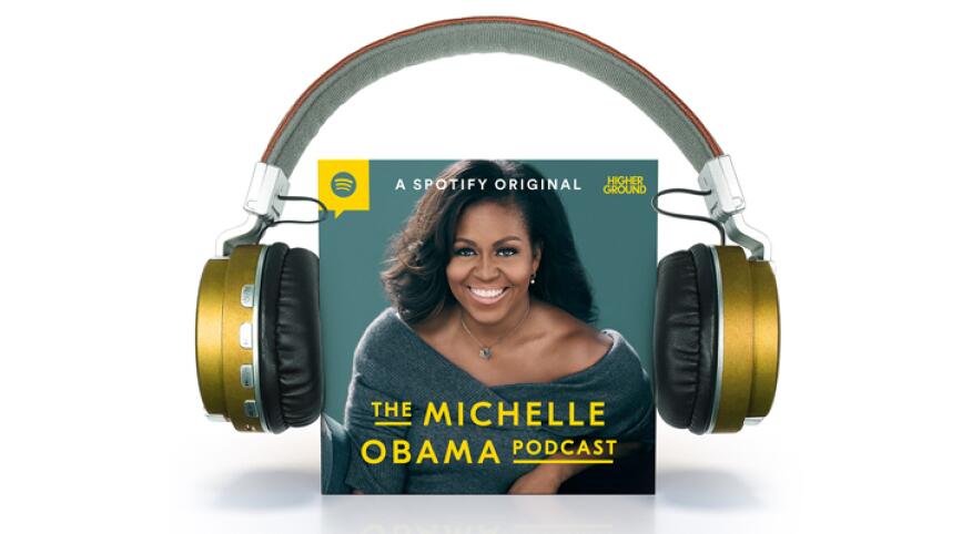 photo_of_earphones_over_michelle_obama_podcast_cover_art_by_chris_oriley_1440x400