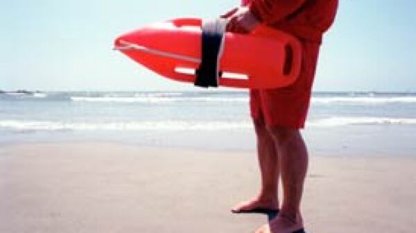 Older lifeguard