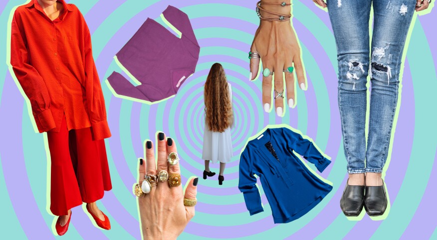 Collage of fashion mistakes