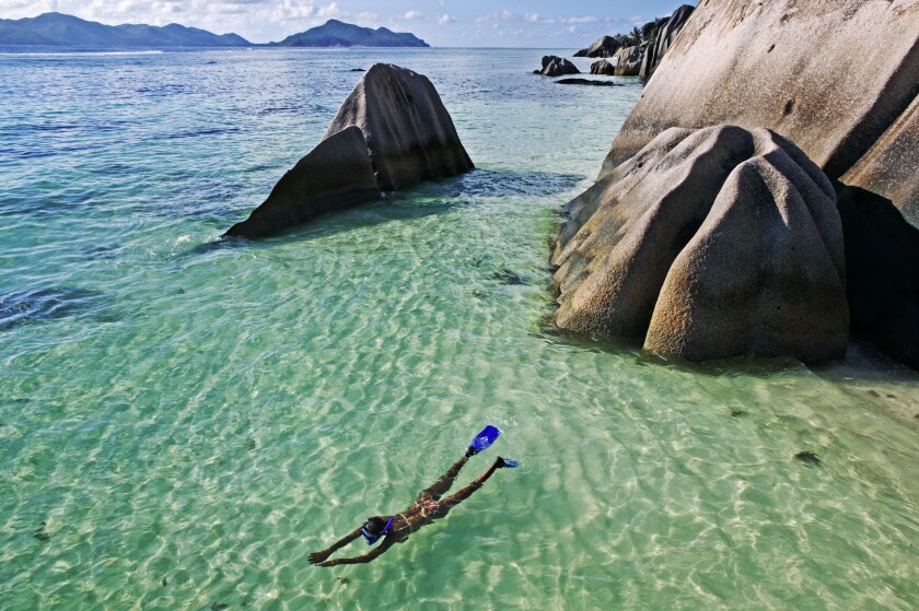 Woman Snorkeling