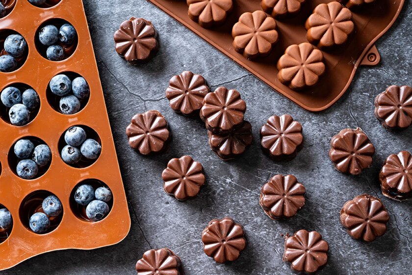 holiday desserts styled on tabletop