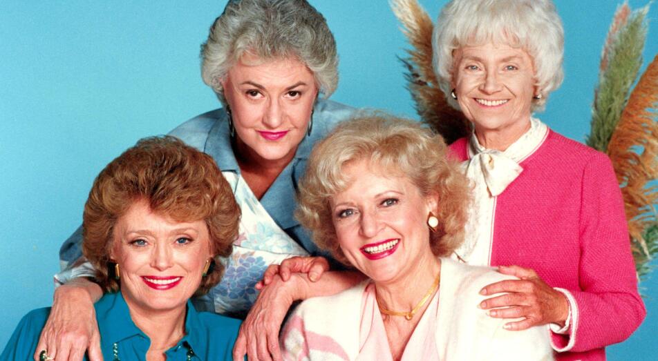 A photograph of cast members for the television show 'The Golden Girls'