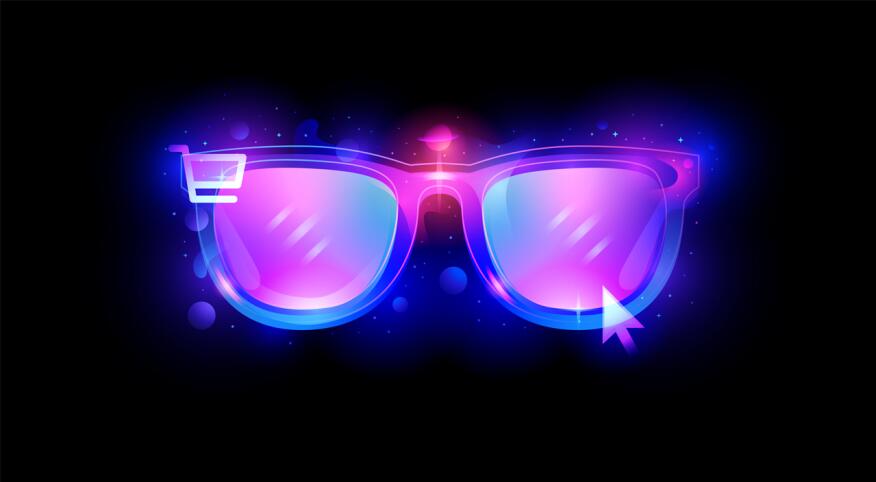 Illustration of eyeglass frames