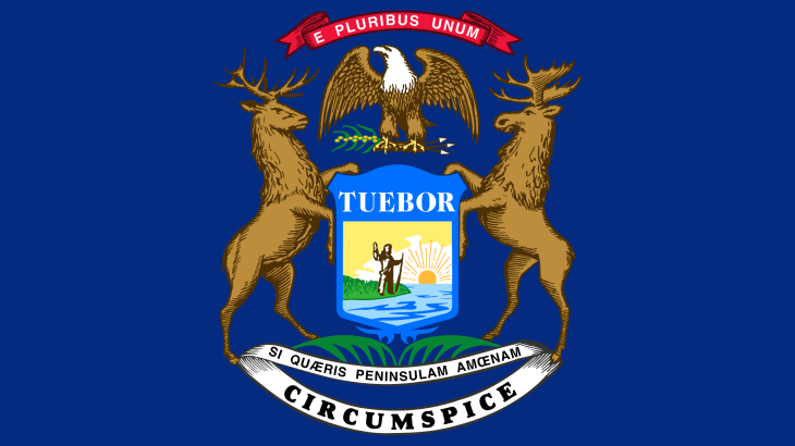 Michigan Stage Flag