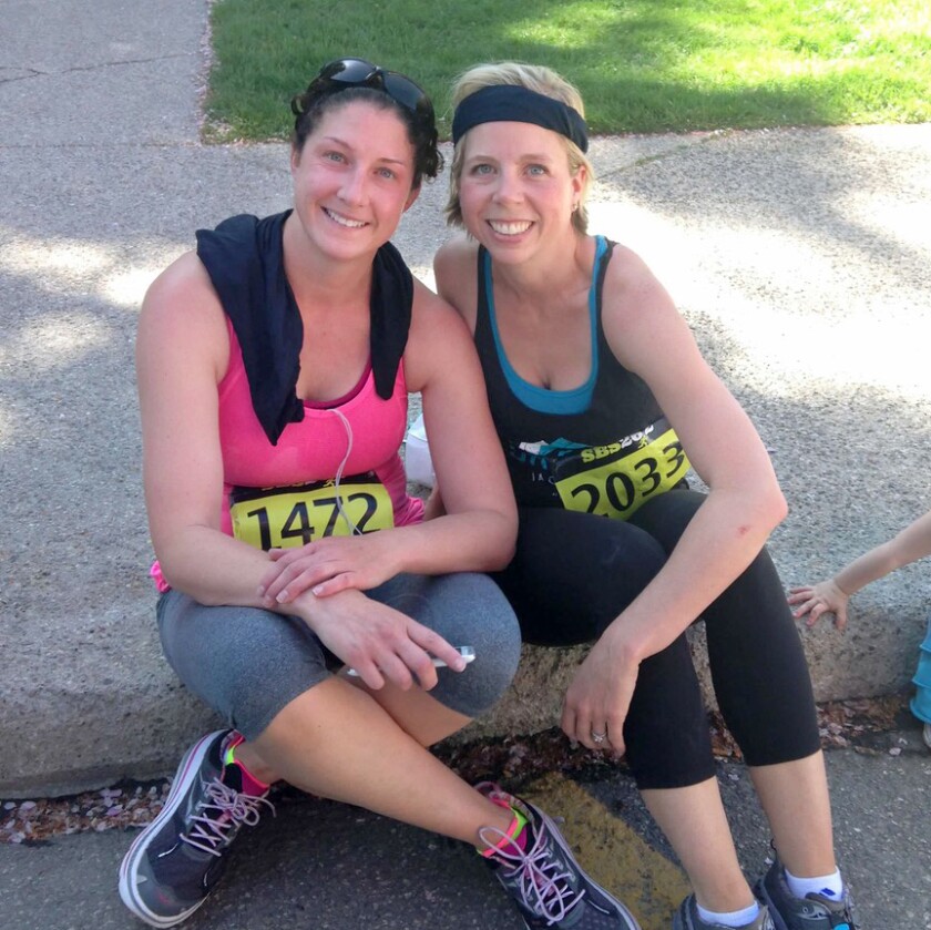 Andrea Kjelgaard (left) and author, Suzie Glassman (right).