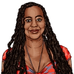 Portrait illustration of Sisters Author, Suzan-Lori Parks