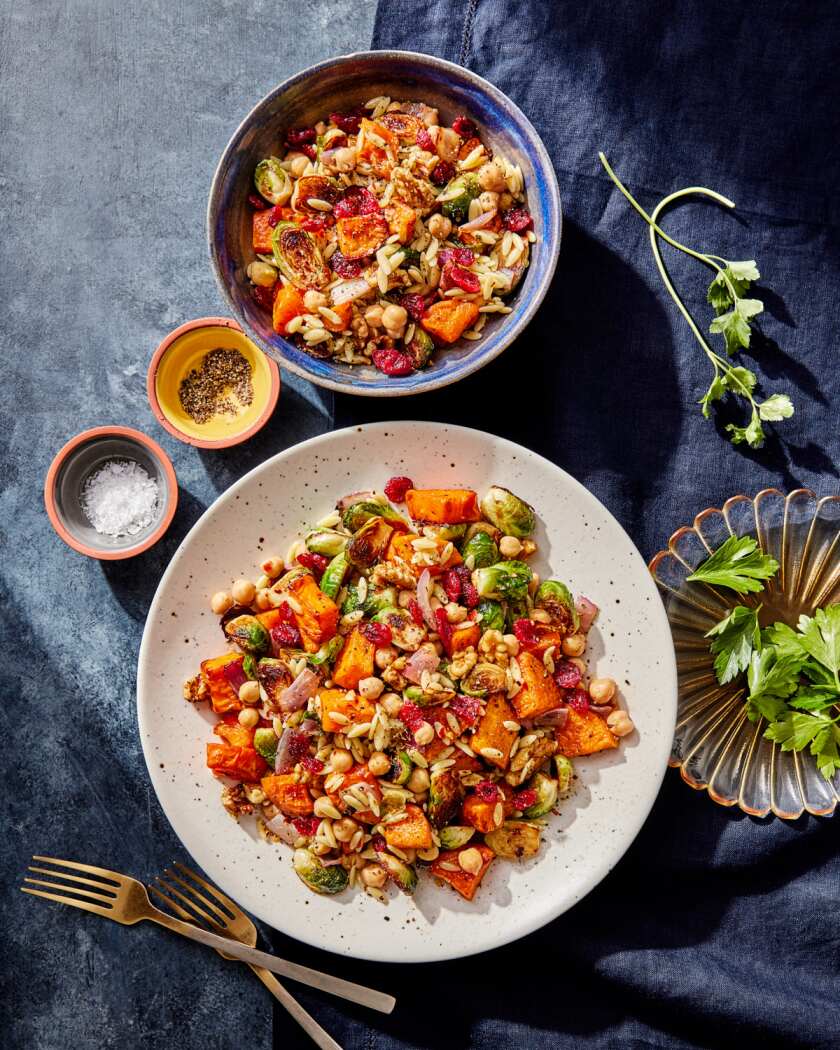 Roasted Veggie Orzo Salad