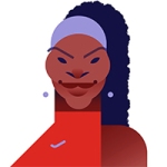 Portrait Illustration of Serena Williams
