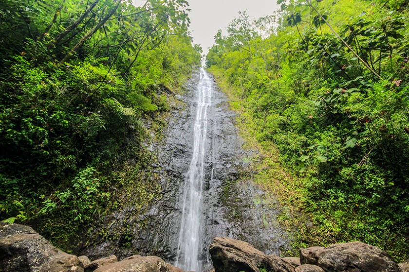 Landscape of waterfall