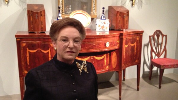Collector Linda Kaufman at the National Gallery of Art