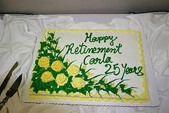 retirement cake