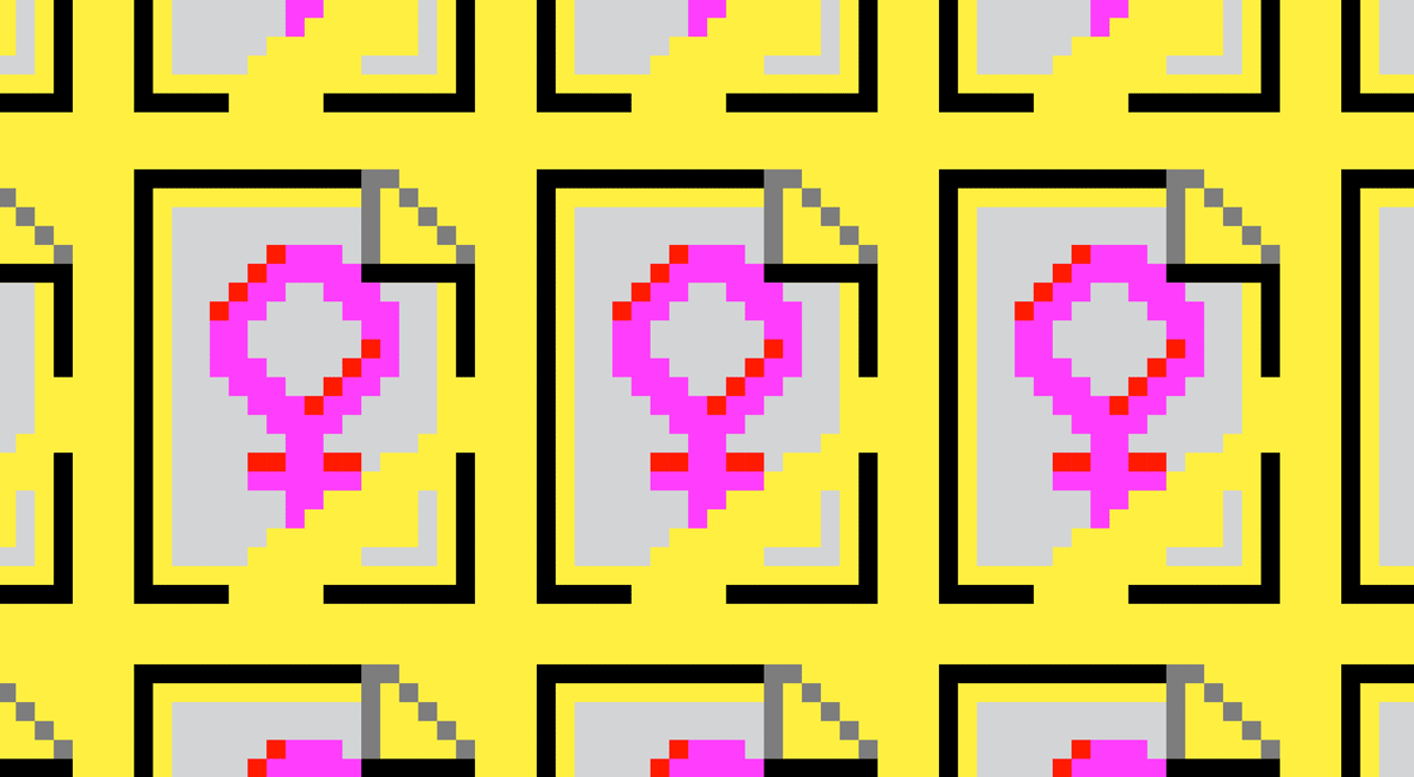 Graphic of computer icon with women's icon